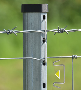 Hampton Steel Wire Fencing System - VERSALOK SYSTEM 